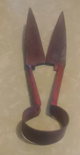 Vintage Red Sheep Shearing Cutters