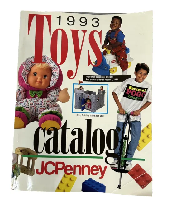 JCPENNEY 1993 CHRISTMAS CATALOG TOY SECTION Barbie Disney Mattel Little ...