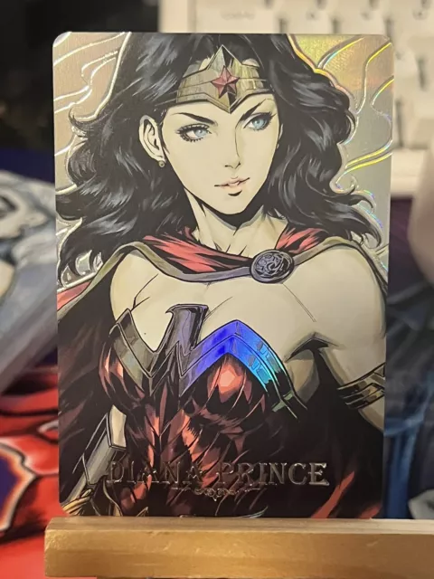 Diana Prince Wonder Woman DC Holographic Standard Trading Card Sexy Waifu Anime