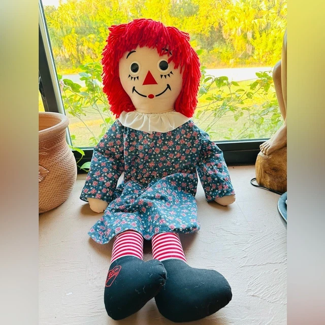 DAKIN/APPLAUSE VINTAGE RAGGEDY Ann cloth doll, part of the 85th