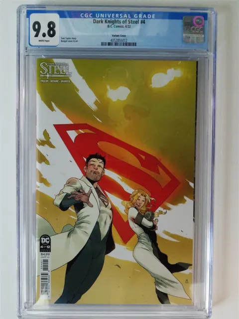 Dark Knights of Steel #4 CGC 9.8 Cover C Incentive 1:25 Bengal Variant (012)
