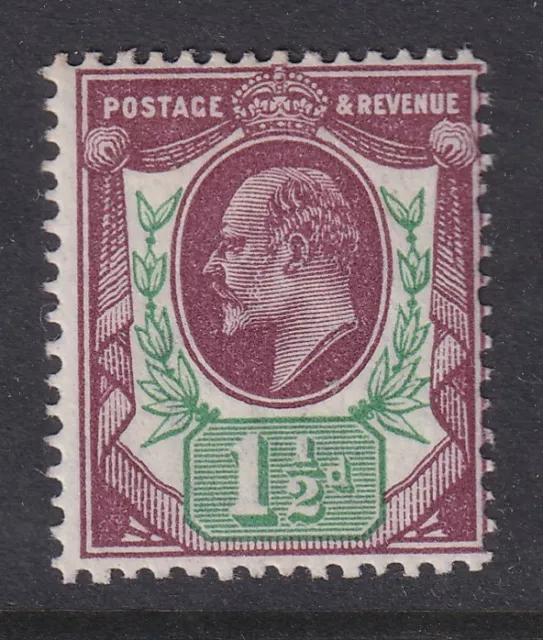 SG287 11/2d Reddish Purple(Deeper Shade) & Brt Green M/MINT(1)