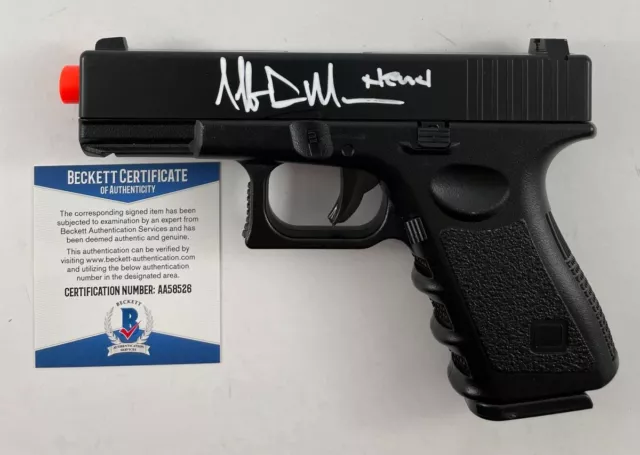 Jeffrey Dean Morgan Signed The Walking Dead Replica Glock 19 ASG BAS COA