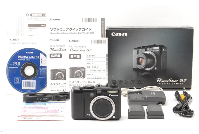 【NEAR MINT in Box】 Canon PowerShot G7 10.0MP Digital Compact Camera From JAPAN