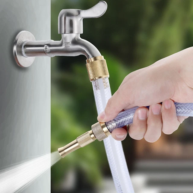 Wasseranschluss Sprühdüse Gartenschläuche Hoher Druck Kein Rost Stecker