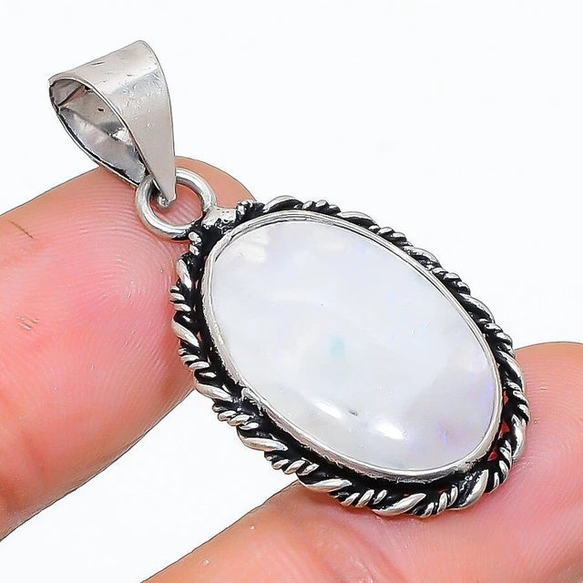 Pendentif Perle & Pierre Décorative Incolore Métal Argenté 3,1 G/3,3 X Pendentif Perle & Pierre Décorative Incolore Métal Argenté 3,1 G/3,3 X