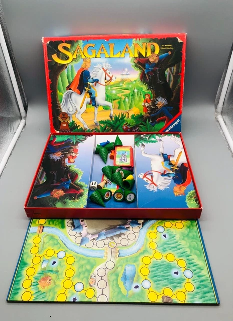 Sagaland Brettspiel Kinderspiel Ravensburger Rote Ausgabe in OVP komplett #1