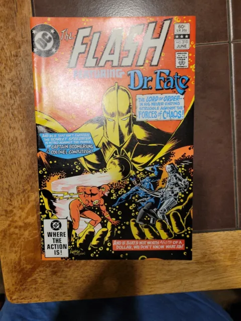 The FLASH #310 1982 DC Comics Newsstand Dr. Fate NM- 9.2