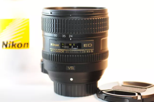 Nikon ED AF-S VR Nikkor 24-85mm f/3.5-4.5 G FX lens NO AUTO FOCUS for D780 D850