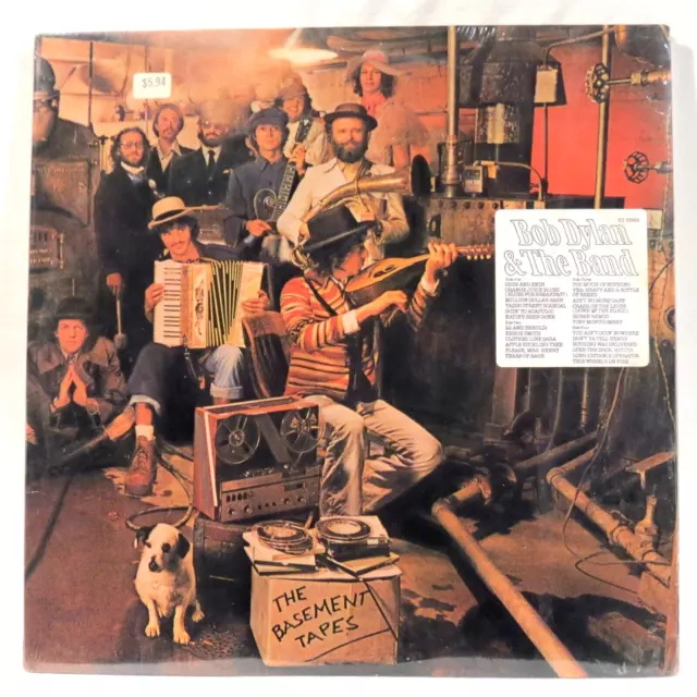 BOB DYLAN ‎/THE BAND - The Basement Tapes 1975 primera edición de EE. UU. 2x LP SELLADO