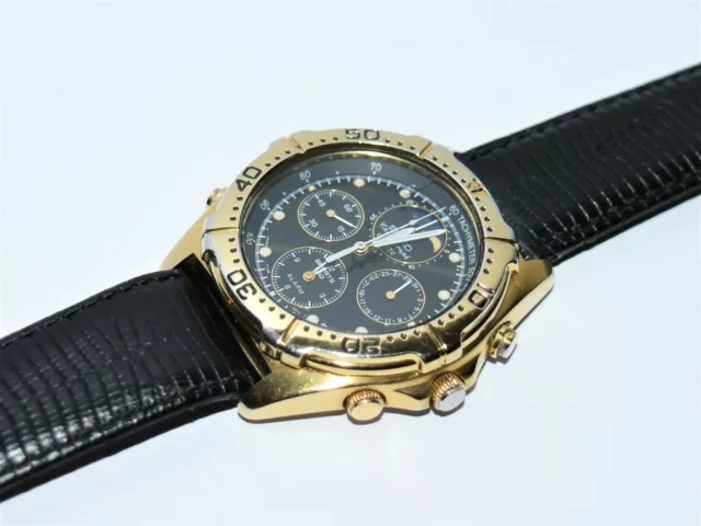 SEIKO 7T36-6A40 SPORT vintage men's chronograph watch. Japan. Moon phase.  SGP. EUR 104,57 - PicClick FR
