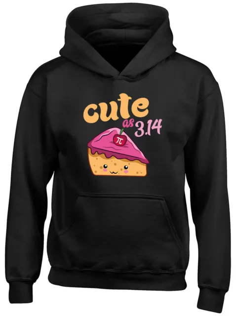 Pi 3.14 Kids Hoodie Cute as a Pie Kawaii Boys Girls Gift Top