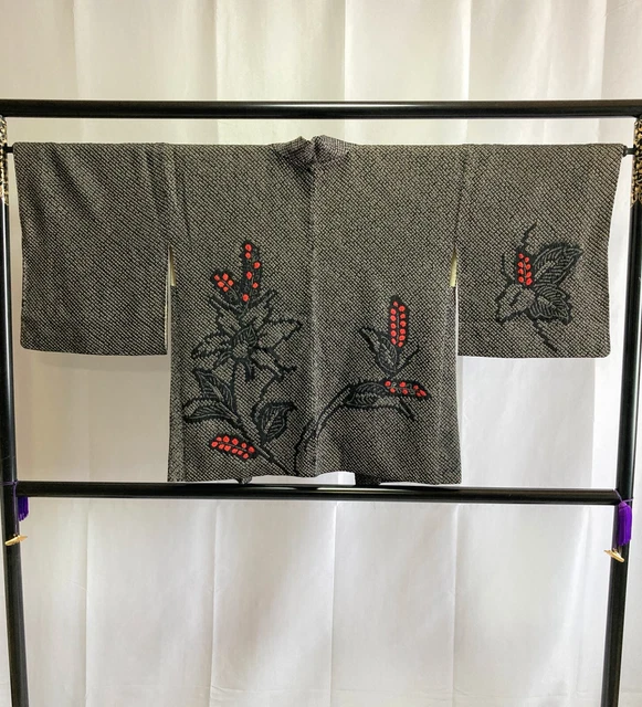 Vintage Japanese Shibori Haori Jacket - Antique Haori Kimono Jacket