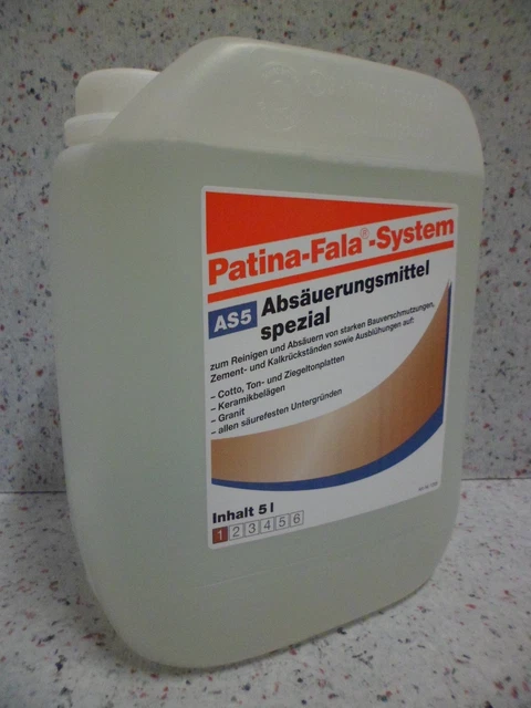 Patina Fala AS5 Agent de Désacidification Spécial 5 L Supprimer De