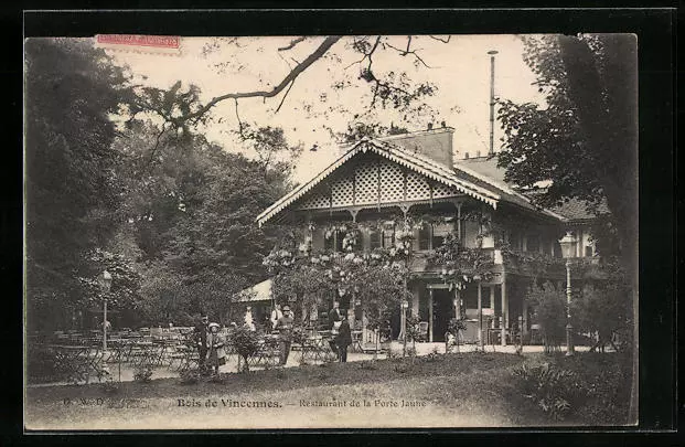 CPA Vincennes, les Bois, Restaurant de la Porte Jaune 1906