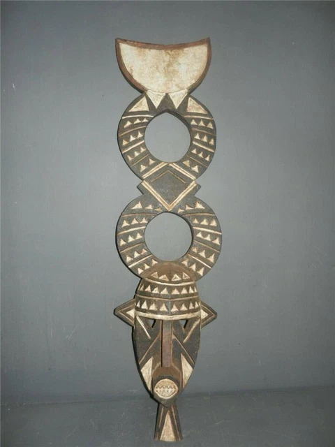 Gurunsi Suani ceremonial plank Mask 95 cm- African tribal art - Burkina Faso