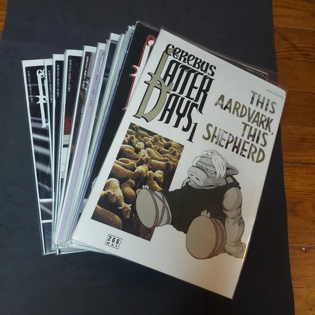 Cerebus #266-300 LATTER DAYS  COMPLETE RUN lot of 34 Aardvark-Vanaheim Comics VF