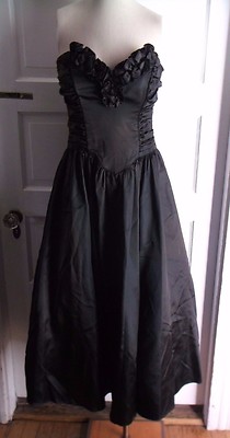 Gunne Sax Jessica McClintock Ruffled Tulle Maxi Full Formal Prom Dress Womens 5
