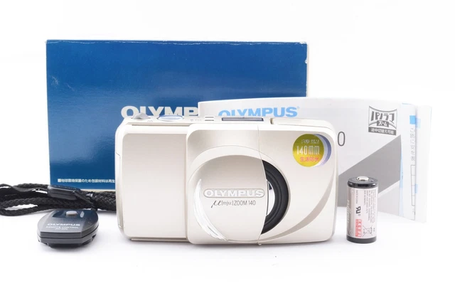 Olympus μ mju Zoom 140 Point & Shoot 35mm Film Camera in Box [Near Mint]#1953343