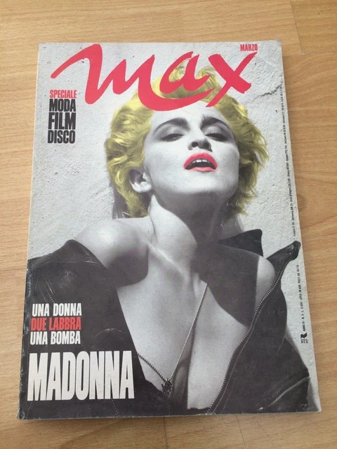MADONNA MAX MAGAZINE March 1987 Italy £13.50 - PicClick UK