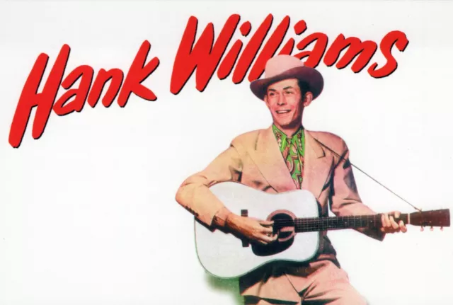 Hank Williams Country Music Singer Songwriter UNP 4x6 Postcard