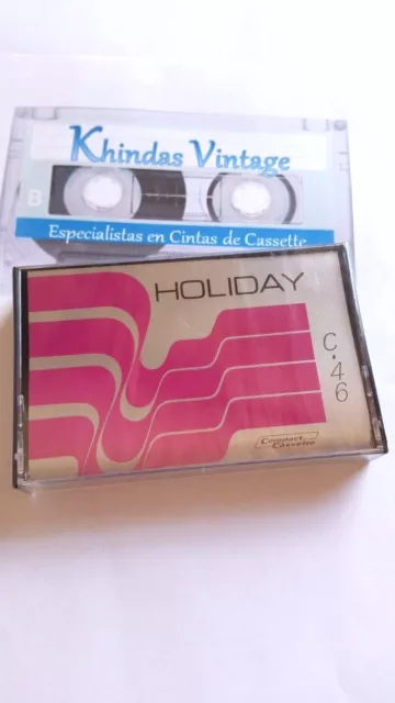 CASSETTE TAPE BLANK SEALED - 1x (one) HOLIDAY C-46 - RARE - made in Spain IEC-I