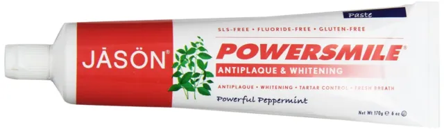 Jason Peppermint & Perilla Toothpaste (POWERSMILE) 170g-7 Pack