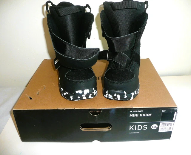 Burton - Grom Boa Snowboard Boots 2025 - Black – Board Of Missoula