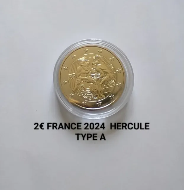 2 Euro Commémorative FRANCE 2024 -  Hercule  Paris JO 2024 / Type A