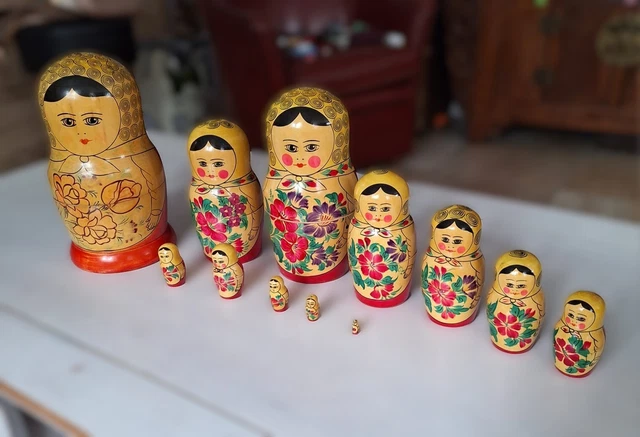 Matriochka Matrjoschka poupée russe 9,5 cm babouchka 5 Teile | Acheter