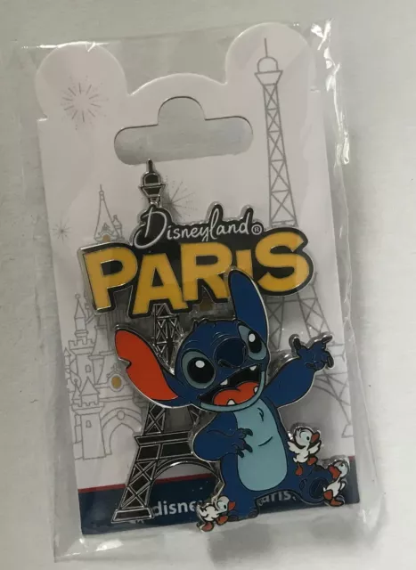 Pin's Pin Disney Disneyland Paris Dlp S  Lilo Et Stitch Tour Eiffel Tower