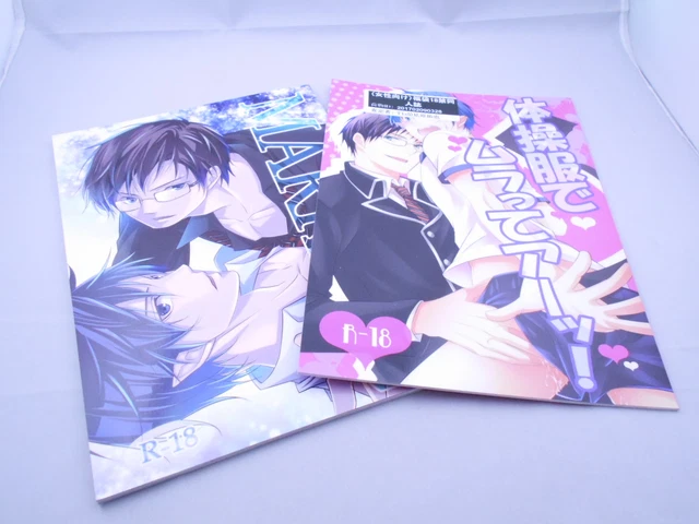 LOT DE 2 livres Exorciste Bleu YAOI Doujinshi Yikio x Rin du Japon F/S