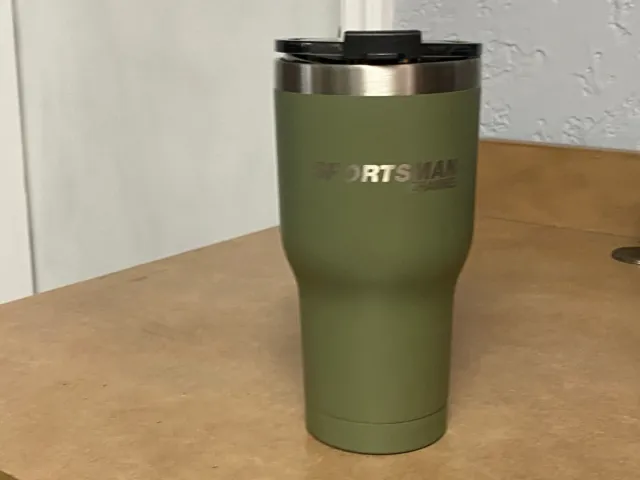 RTIC 20 oz Tumbler Hot Cold Vacuum Insulated 20oz - Sportsman Channel - Olive