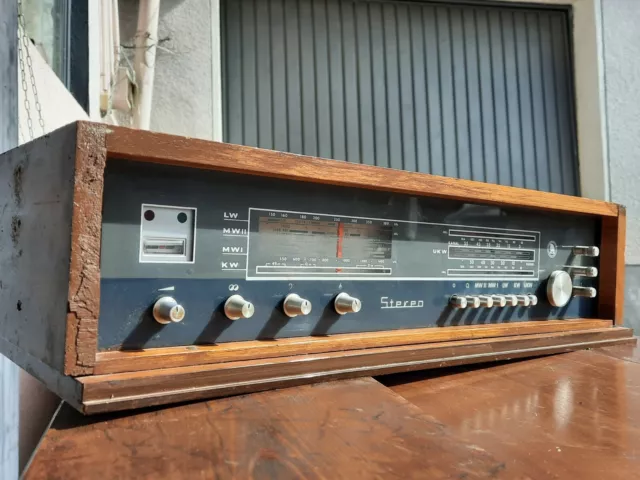 Guter Philips Stereo Konzertgerät, 22 RF 985/81, Radio, Anlage, vom Eckschrank