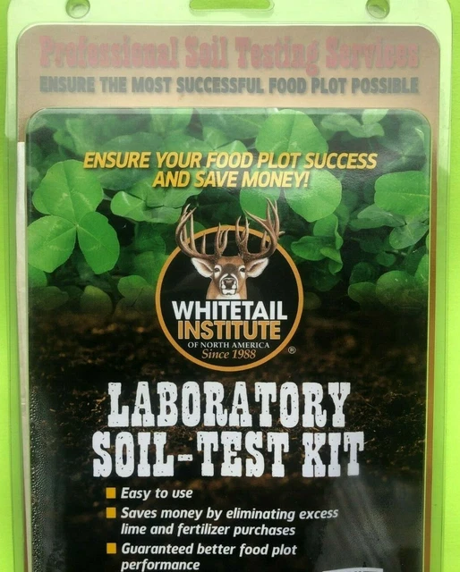 WHITETAIL INSTITUTE LABORATORY SoilTest Kit, new in package 22.50