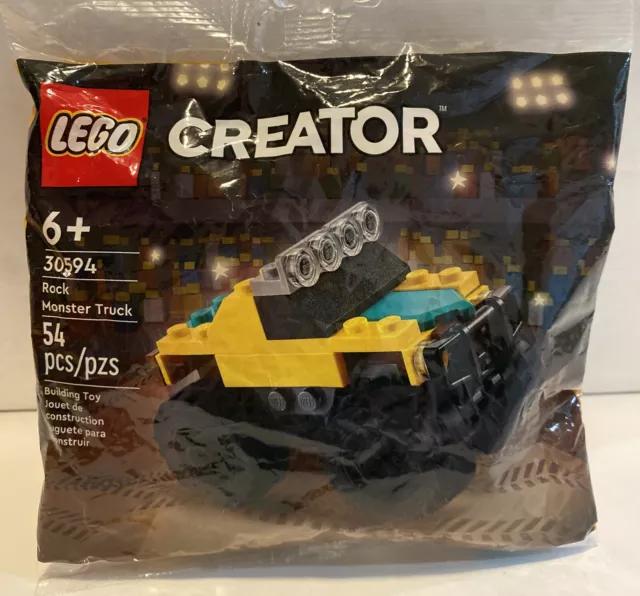 LEGO CREATOR 30594 Rock Monster Truck Mini Vehicle Polybag 54 Pcs Party Favor
