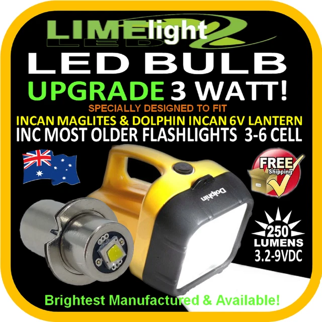 Buy Jomitop P13.5S LED Replacement Bulbs DC 3W 4-12V Upgrade Bulb For Maglite LED Conversion Kit On 3 4 5 6 Cell Lantern Flashlight Torch -2 Pack Online At Low Prices In India