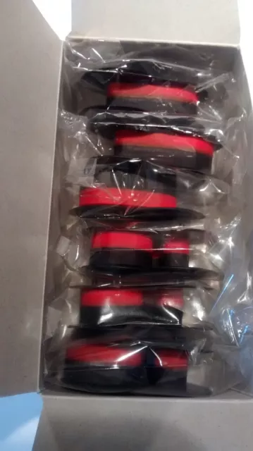 6 Calculator Ribbons Replacement For Canon MP25DV Canon MP-25DV Black Red