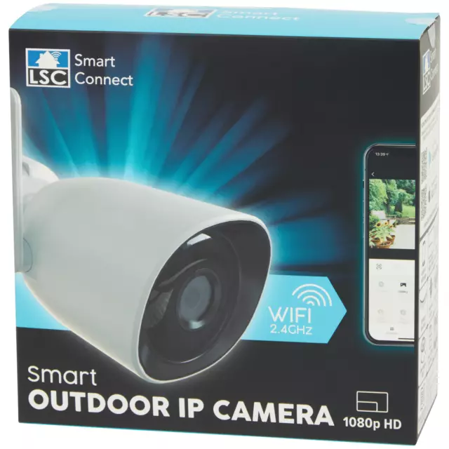 LSC Smart Connect – Outdoor-WLAN-IP-Kamera, Outdoor/Indoor-HD-Überwachungskamera