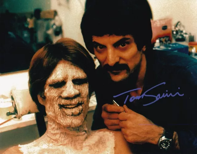 TOM SAVINI signed Autogramm 20x25cm CREEPSHOW in Person autograph