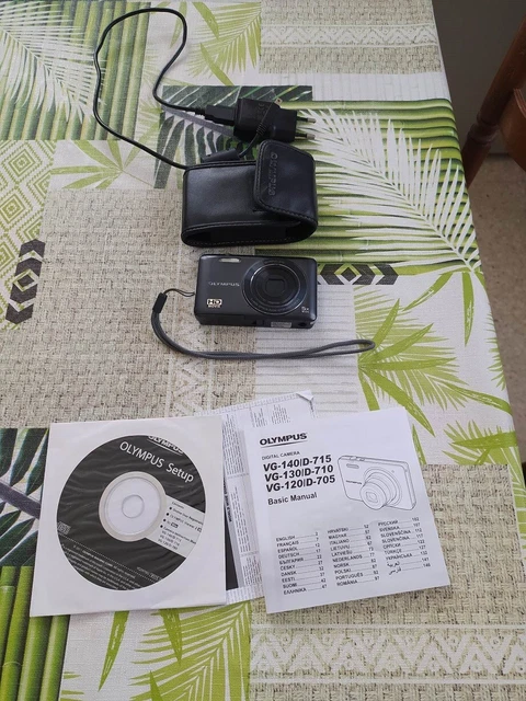 Appareil Photo Numerique Marque Olympus Modele Vg 120 +Housse +Cable Chargeur