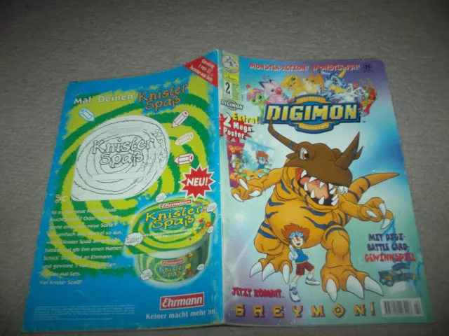 Digimon Comic Heft Band Nr.2 + Poster