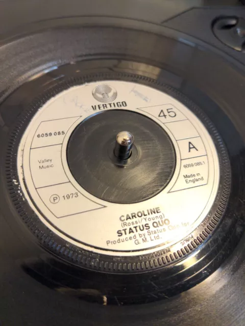 STATUS QUO ~ Caroline / Joanne ~ Original 1973 7" Vinyl Single - Vertigo 6059085 3