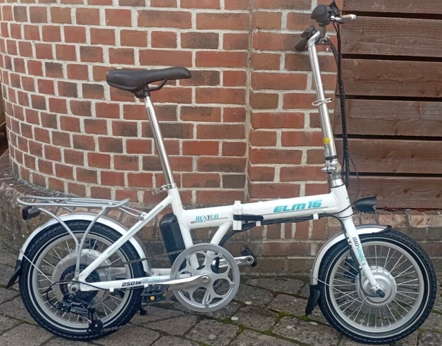 FOLDING ELECTRIC BIKE, Benyco Elm 16" Commuter EBike 250W City Bike £