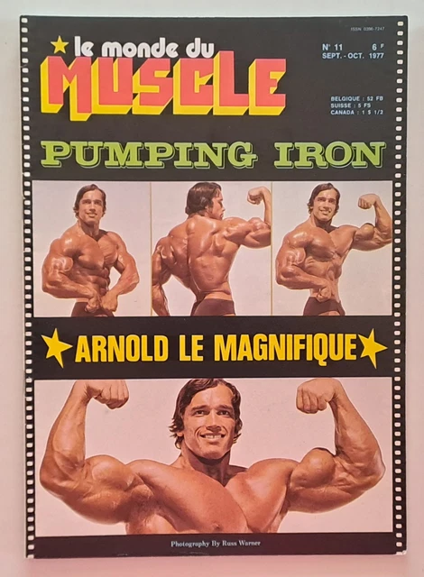 Magazines Vintage Le Monde Du Muscle – Lots 165, 166, 173, 267 – Fitness Et Bodybuilding