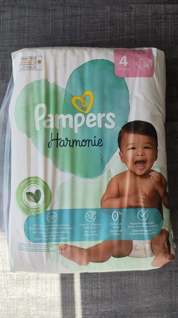 Un Paquet De Couche pampers Harmonie taille 4