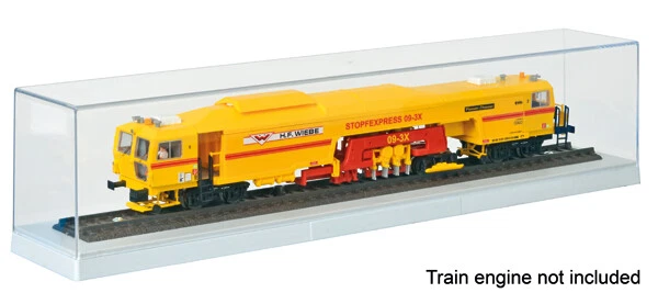 Kibri 12066 All Scales Clear Acrylic Display Case with HO Gauge Tracks