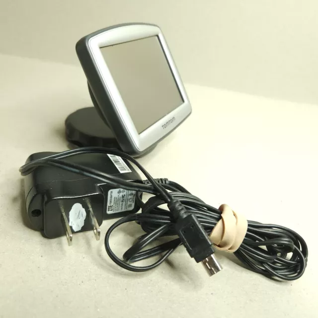 TomTom One N14644 GPS Bundle with Mount Suction USC Charging Cable Wall Charger 2