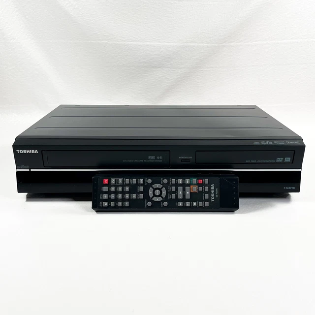TOSHIBA DVR620KU DVD Recorder VCR Combo VHS HDMI Remote PARTS OR REPAIR