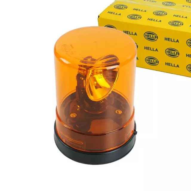 Hella Gyrophare Feu Rotatif KL700 24V Jaune Ø146mm Feu D'Avertissement Nfz Neuf